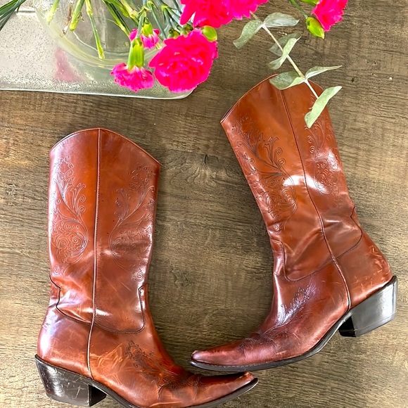 Matisse Shoes - ⭐️FINAL SALE ⭐️Matisse Brown Leather Boots 9 cowboy rodeo
